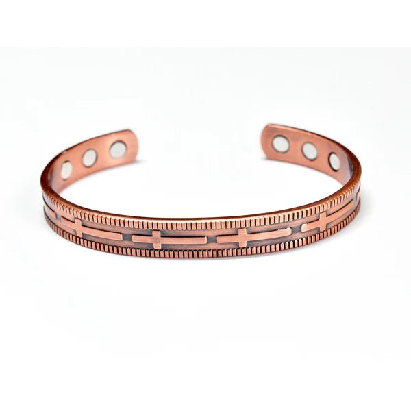 Cross Copper Bracelet - Karoo Earth