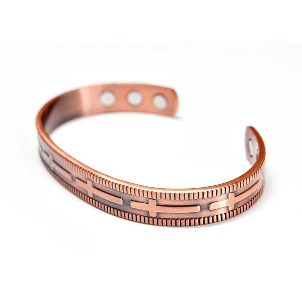 Cross Copper Bracelet - Karoo Earth