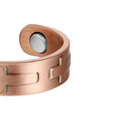 Cross Copper Magnetic Ring - Karoo Earth
