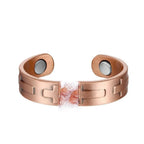 Cross Copper Magnetic Ring - Karoo Earth