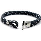 Dark Grey Minimalist Rope Bracelet - Karoo Earth
