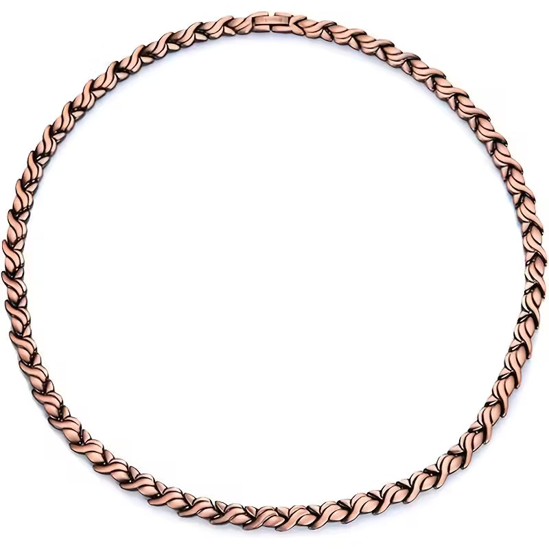 Ladies Powerful Copper Link Magnetic Necklace