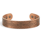 Diamond Line Pure Copper Bracelet - Karoo Earth