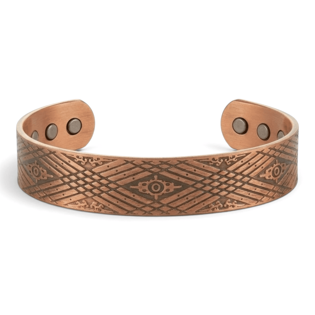 Diamond Line Pure Copper Bracelet - Karoo Earth