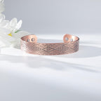 Diamond Line Pure Copper Bracelet - Karoo Earth