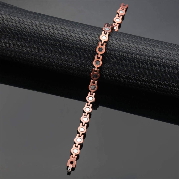 Elegant Crystal Copper Magnetic Bracelet - Karoo Earth
