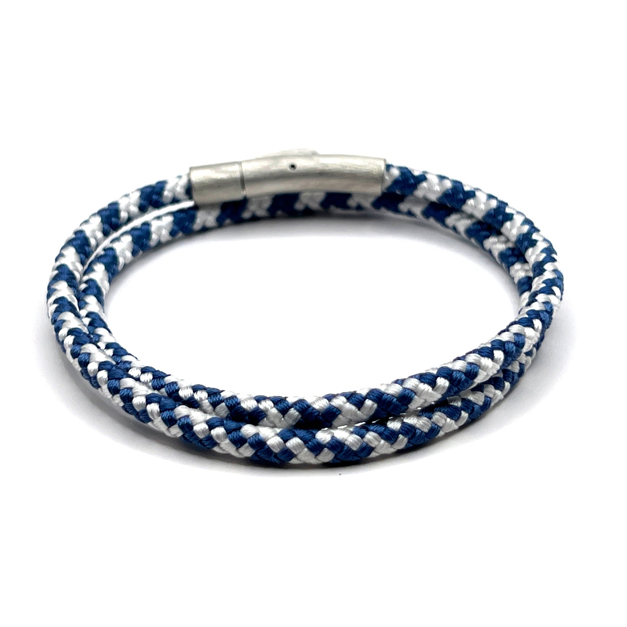 Grecian Double Wrap Rope Bracelet Stainless Steel Trigger Clasp - Karoo Earth