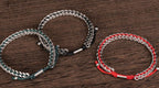 Green Rope Weave Franco Chain Bracelet - Karoo Earth