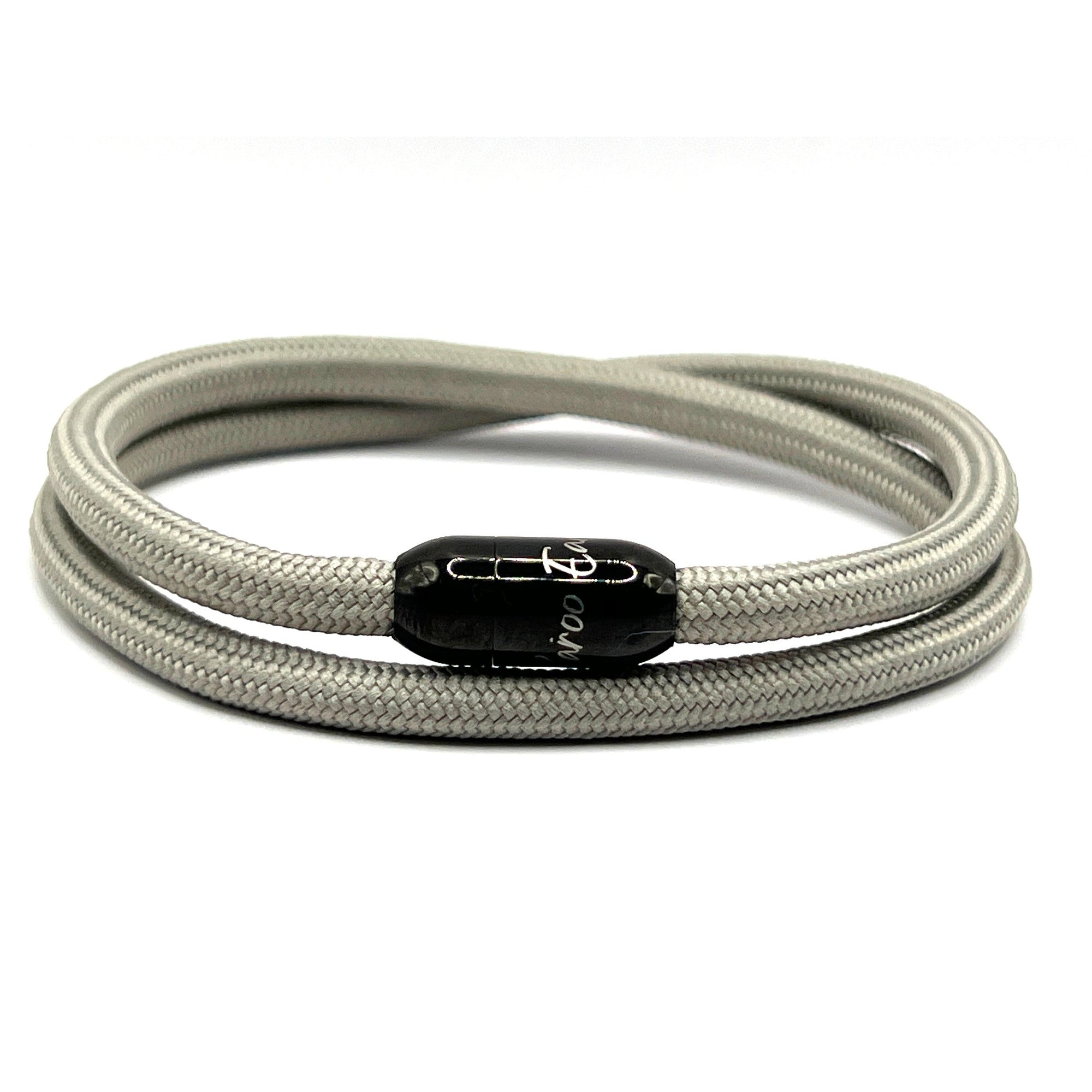 Grey Paracord Rope Bracelet - Karoo Earth