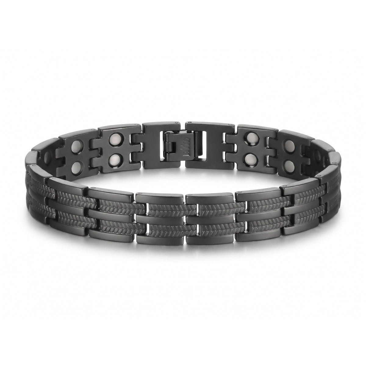 Gun Metal Electroplated Ultra Strength Pure Copper Link Bracelet - Karoo Earth