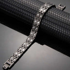 Gun Metal Electroplated Ultra Strength Pure Copper Link Bracelet - Karoo Earth