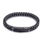 Gunmetal Stainless Steel Chain Bracelet - Karoo Earth