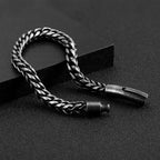 Gunmetal Stainless Steel Chain Bracelet - Karoo Earth