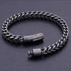 Gunmetal Stainless Steel Chain Bracelet - Karoo Earth