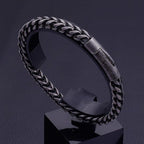 Gunmetal Stainless Steel Chain Bracelet - Karoo Earth