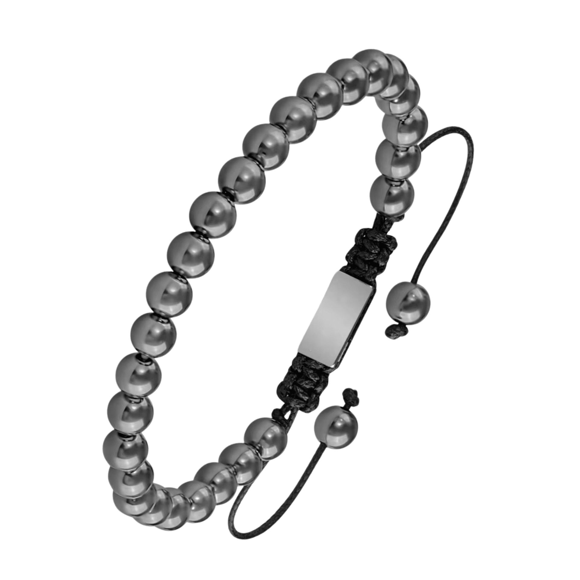 High Power Magnetic Hematite 6mm beaded Bracelet - Karoo Earth