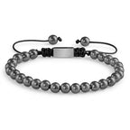 High Power Magnetic Hematite 6mm beaded Bracelet - Karoo Earth