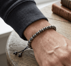 High Power Magnetic Hematite 8mm beaded Bracelet - Karoo Earth