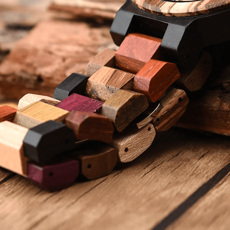 His and Hers Multi-wood Karoo Earth Wooden Watch Bundle - Karoo Earth