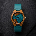 Karoo Earth Azure Men's Wooden Watch - Karoo Earth