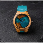 Karoo Earth Azure Men's Wooden Watch - Karoo Earth