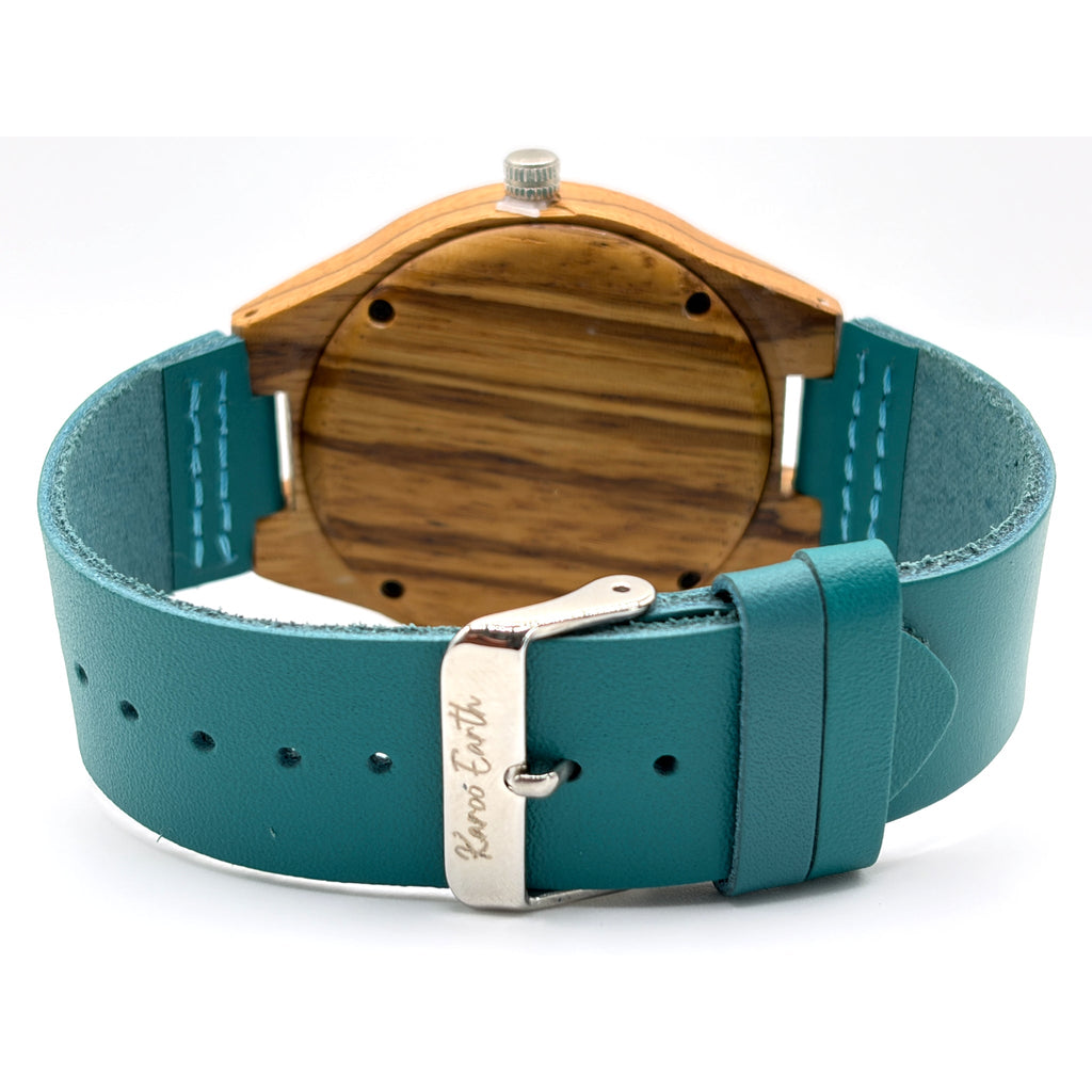 Karoo Earth Azure Men's Wooden Watch - Karoo Earth