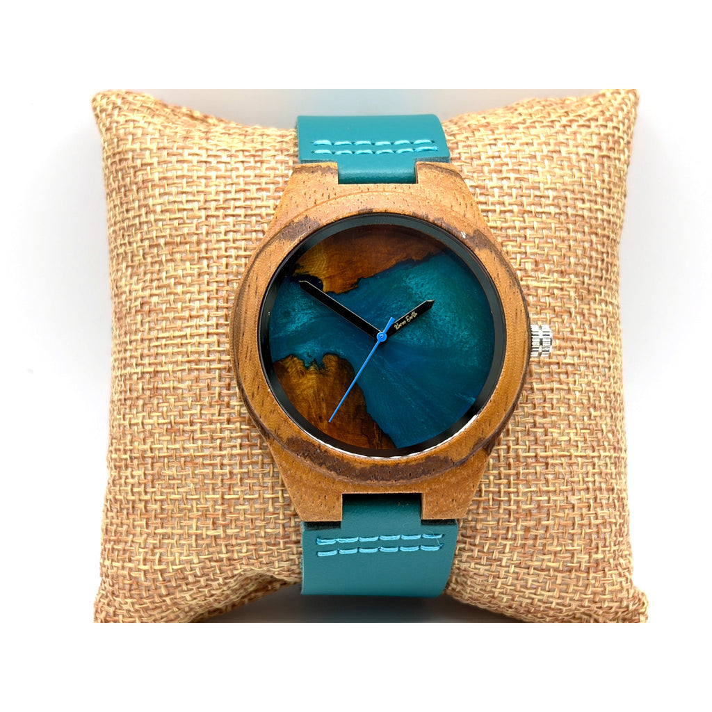 Karoo Earth Azure Men's Wooden Watch - Karoo Earth