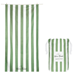 Khaki Green Microfibre Beach Towel - Karoo Earth