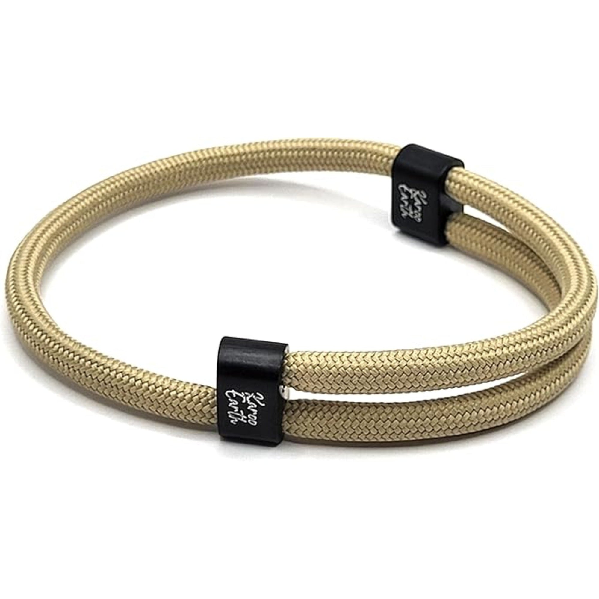 Khaki Karoo Earth Rope Adjustable Paracord Bracelet - Karoo Earth