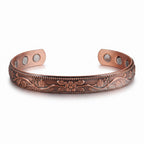 Ladies Bio Magnetic English Rose Pure Copper Bracelet - Karoo Earth