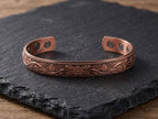 Ladies Bio Magnetic English Rose Pure Copper Bracelet - Karoo Earth