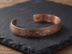 Ladies Bio Magnetic English Rose Pure Copper Bracelet - Karoo Earth