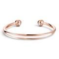 Ladies Bio Magnetic White Stripe Pure Copper Bracelet - Karoo Earth