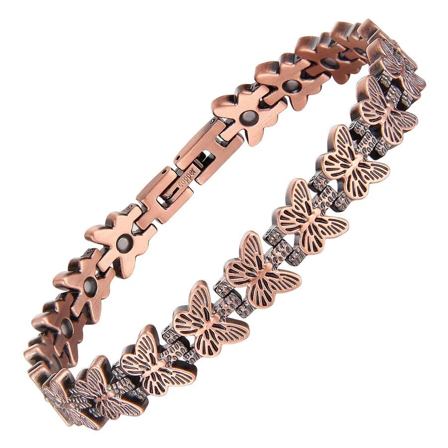 Ladies Butterfly Pure Copper Bio-Magnetic Bracelet - Karoo Earth