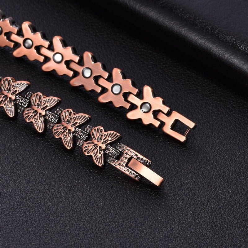 Ladies Butterfly Pure Copper Bio-Magnetic Bracelet - Karoo Earth