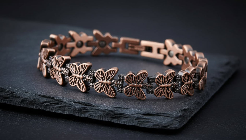 Ladies Butterfly Pure Copper Bio-Magnetic Bracelet - Karoo Earth