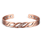 Ladies Elegant Crystal Pure Copper Bracelet - Karoo Earth