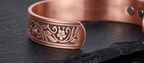 Ladies Floral Crystal Pure Copper Bracelet - Karoo Earth
