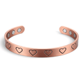Ladies Love Hearts Pure Copper Bracelet - Karoo Earth
