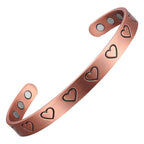 Ladies Love Hearts Pure Copper Bracelet - Karoo Earth