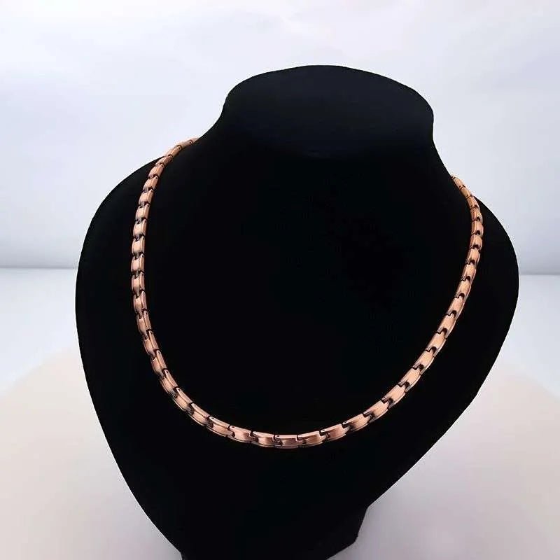 Ladies Powerful Copper Link Bio-Magnetic Necklace - Karoo Earth