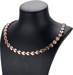 Ladies Powerful Copper Link Magnetic Necklace - Karoo Earth