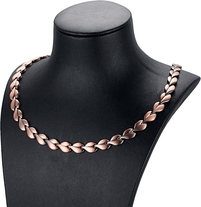 Ladies Powerful Copper Link Magnetic Necklace - Karoo Earth