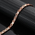 Ladies Swirl-link Pure Copper Magnetic Bracelet - Karoo Earth