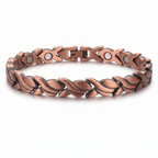 Ladies Swirl-link Pure Copper Magnetic Bracelet - Karoo Earth
