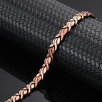 Ladies Swirl-link Pure Copper Magnetic Bracelet - Karoo Earth