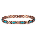Ladies Turquoise Copper Magnetic Bracelet - Karoo Earth