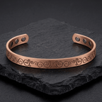 Ladies Vine engraved Pure Copper Bracelet - Karoo Earth