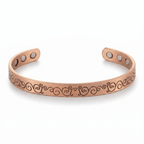 Ladies Vine engraved Pure Copper Bracelet - Karoo Earth