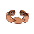 Leaf Copper Magnetic Ring - Karoo Earth